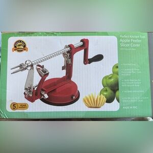 🔵 TIGWIN Blue Apple Peeler Corer Long Lasting Chrome Cast Magnesium Suction Base